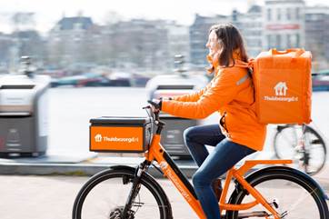 Image result for thuisbezorgd fiets