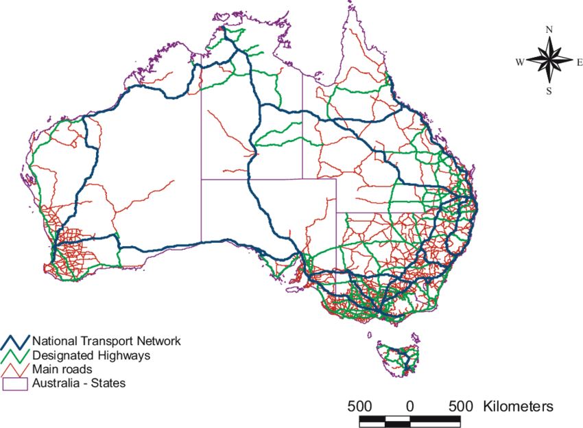 그림입니다. 원본 그림의 이름: National transport network.png 원본 그림의 크기: 가로 850pixel, 세로 624pixel